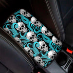 Octopus Tentacles Skull Pattern Print Car Center Console Cover