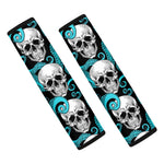 Octopus Tentacles Skull Pattern Print Car Seat Belt Covers