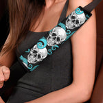 Octopus Tentacles Skull Pattern Print Car Seat Belt Covers