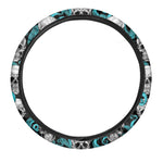 Octopus Tentacles Skull Pattern Print Car Steering Wheel Cover