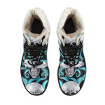 Octopus Tentacles Skull Pattern Print Comfy Boots GearFrost