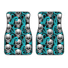 Octopus Tentacles Skull Pattern Print Front Car Floor Mats