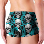 Octopus Tentacles Skull Pattern Print Men's Boxer Briefs