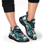 Octopus Tentacles Skull Pattern Print Mesh Knit Shoes GearFrost
