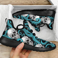 Octopus Tentacles Skull Pattern Print Mesh Knit Shoes
