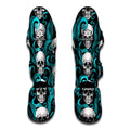 Octopus Tentacles Skull Pattern Print Muay Thai Shin Guards