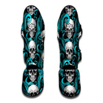 Octopus Tentacles Skull Pattern Print Muay Thai Shin Guard