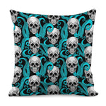 Octopus Tentacles Skull Pattern Print Pillow Cover