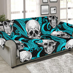 Octopus Tentacles Skull Pattern Print Sofa Protector