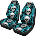 Octopus Tentacles Skull Pattern Print Universal Fit Car Seat Covers