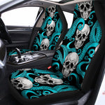 Octopus Tentacles Skull Pattern Print Universal Fit Car Seat Covers