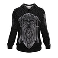 Odin Celtic God Norse Mythology Print Pullover Hoodie