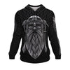 Odin Celtic God Norse Mythology Print Unisex Pullover Hoodie GearFrost