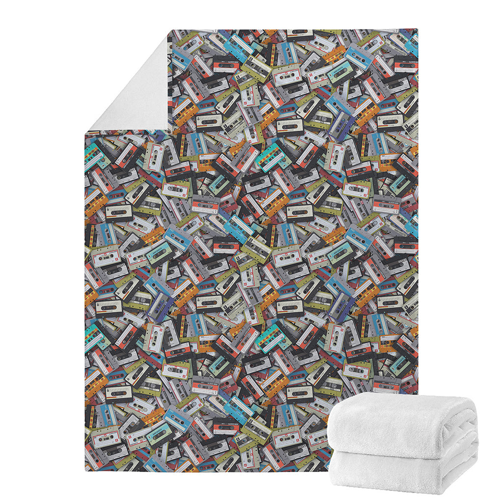 Old Cassette Tape Print Blanket