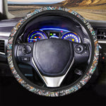 Old Cassette Tape Print Car Steering Wheel Cover