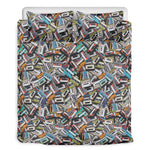 Old Cassette Tape Print Duvet Cover Bedding Set