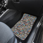 Old Cassette Tape Print Front and Back Car Floor Mats