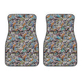 Old Cassette Tape Print Front Car Floor Mats