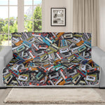 Old Cassette Tape Print Futon Protector