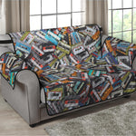 Old Cassette Tape Print Loveseat Protector