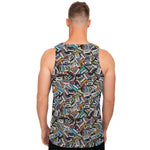 Old Cassette Tape Print Men's Tank Top