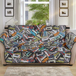 Old Cassette Tape Print Sofa Protector