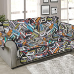 Old Cassette Tape Print Sofa Protector