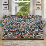 Old Cassette Tape Print Sofa Protector