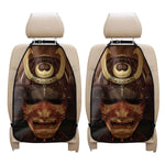 Old Japanese Samurai Mask Print Car Seat Organizers