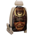 Old Japanese Samurai Mask Print Car Seat Organizers