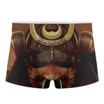 Old Japanese Samurai Mask Print Men's Boxer Briefs