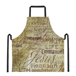 Old Religious Words Print Apron