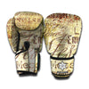 Old Religious Words Print Boxing Gloves