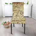 Old Religious Words Print Dining Chair Slipcover
