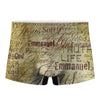 Old Religious Words Print Men's Boxer Briefs