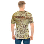 Old Religious Words Print Men's T-Shirt