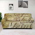 Old Religious Words Print Sofa Cover