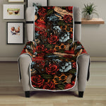 Old School Tattoo Print Armchair Protector