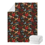 Old School Tattoo Print Blanket