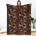 Old School Tattoo Print Blanket