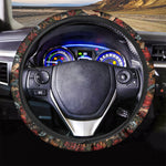 Old School Tattoo Print Car Steering Wheel Cover