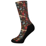 Old School Tattoo Print Crew Socks