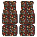 Old School Tattoo Print Front and Back Car Floor Mats