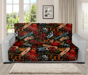 Old School Tattoo Print Futon Protector