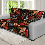 Old School Tattoo Print Futon Protector