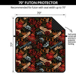 Old School Tattoo Print Futon Protector