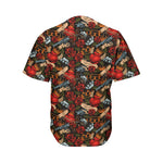 Old School Tattoo Print Men's Baseball Jersey