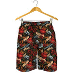 Old School Tattoo Print Men's Shorts