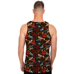 Old School Tattoo Print Men's Tank Top