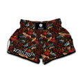 Old School Tattoo Print Muay Thai Boxing Shorts